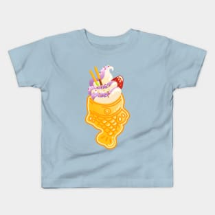 Taiyaki Ice Cream - Japanese Sweets - Kawaii Food Kids T-Shirt